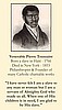 HAITI DONATION - Venerable Pierre Toussaint Prayer Card